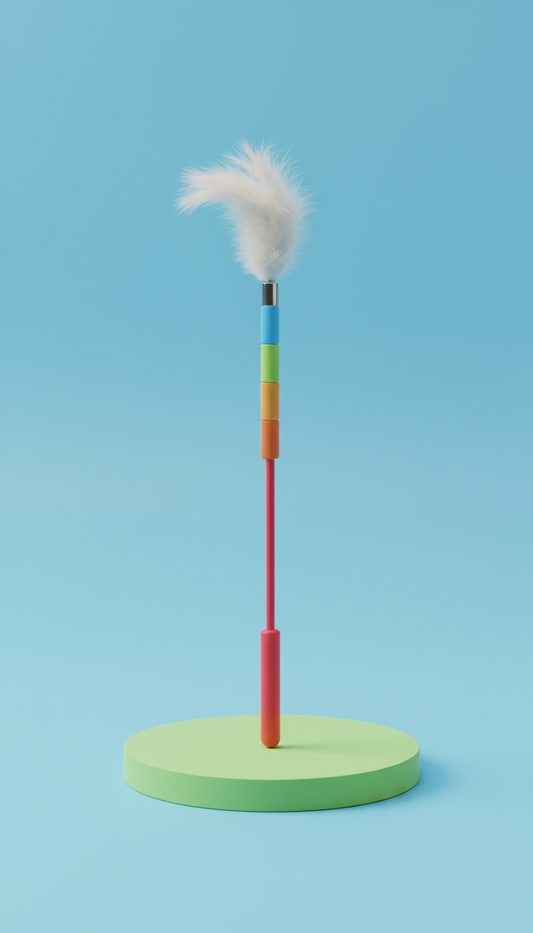 Colorful Cat Teaser Wand